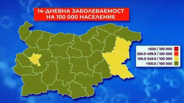 След столицата и Бургас, и Варна влязоха в жълтата ковид зона