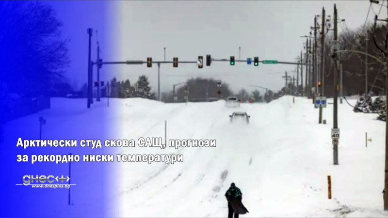 Арктически студ скова САЩ, прогнози за рекордно ниски температури