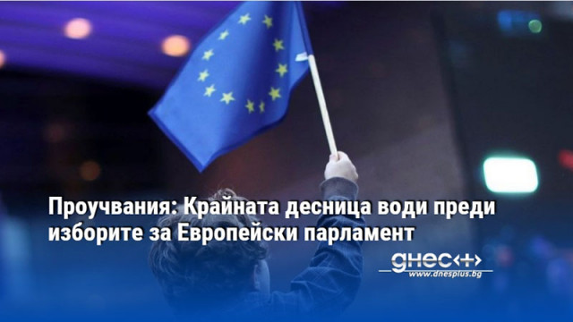 Проучвания: Крайната десница води преди изборите за Европейски парламент