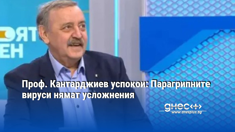 Проф. Кантарджиев успокои: Парагрипните вируси нямат усложнения