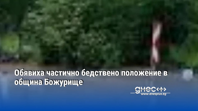 Обявиха частично бедствено положение в община Божурище