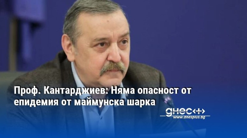 Проф. Кантарджиев: Няма опасност от епидемия от маймунска шарка