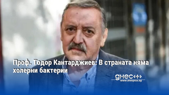 Проф. Тодор Кантарджиев: В страната няма холерни бактерии