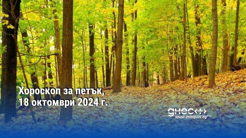 Хороскоп за петък, 18 октомври 2024 г.