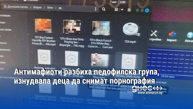 Антимафиоти разбиха педофилска група, изнудвала деца да снимат порнография