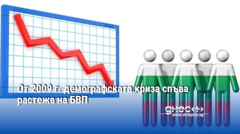 От 2009 г. демографската криза спъва растежа на БВП