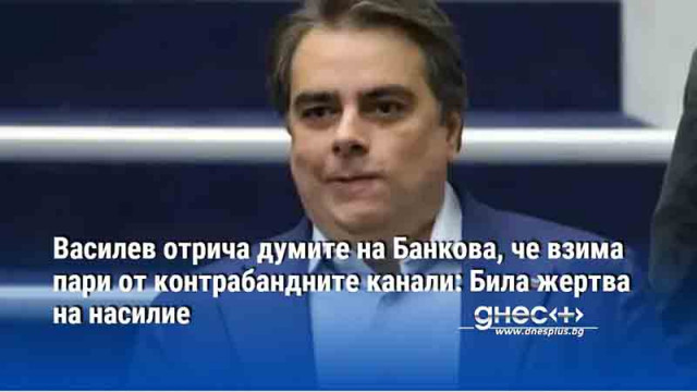 Василев отрича думите на Банкова, че взима пари от контрабандните канали: Била жертва на насилие