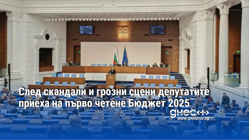 След скандали и грозни сцени депутатите приеха на първо четене Бюджет 2025