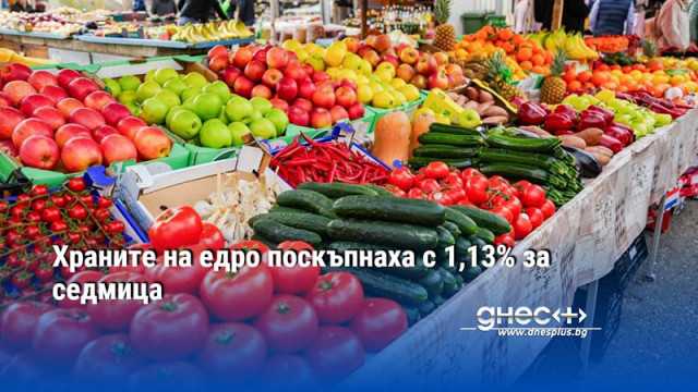 Храните на едро поскъпнаха с 1,13% за седмица